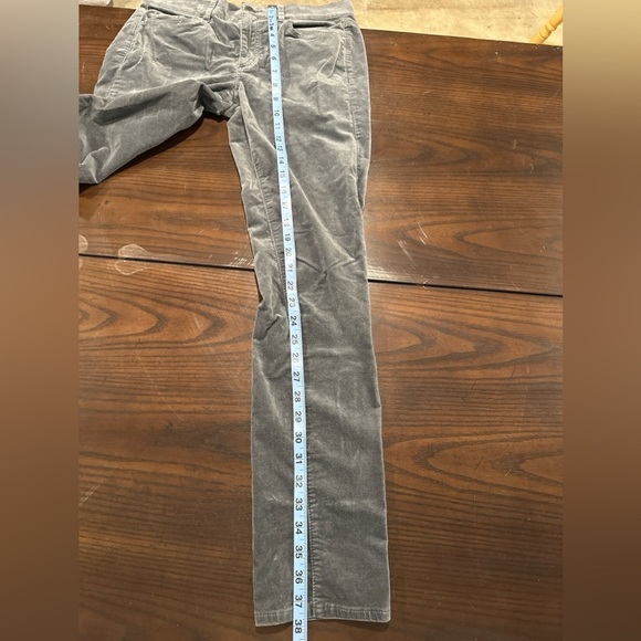 Ann Taylor Women’s 4 Gray Modern Skinny Corduroy Pants Stretch - Picture 6 of 7